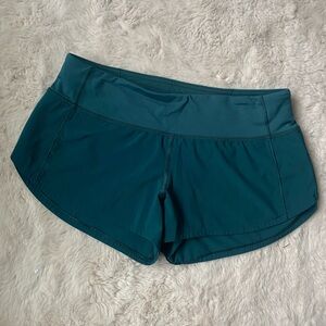 Lululemon Athletica Teal Green Performance 2.5 / 3 inch Shorts Women’s 4